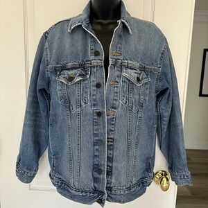 Alexander Wang Women’s Blue Denim Dazed Trucker Jean Jacket XS